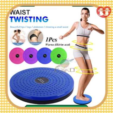 Piring Senam / Waist Twisting Disc - Alat Olahraga Putar Pelangsing Tubuh Pengecil Perut