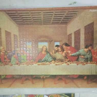 jigsaw Puzzle THE LAST SUPPER 1000 PCS TOMAX GLOW IN THE DARK Multicolor