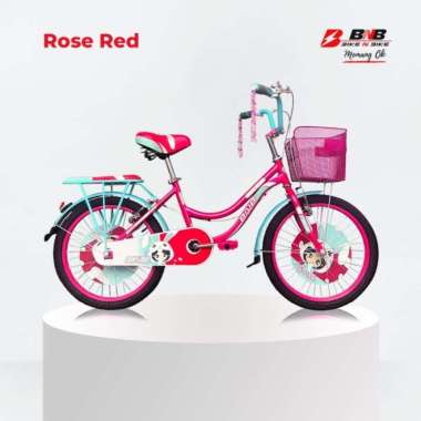bnb sepeda anak perempuan city bike mini swan size 20 inch - Multicolor