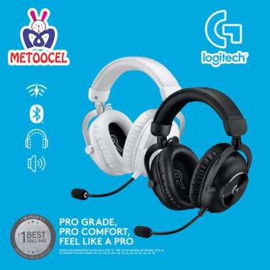 Logitech G PRO X2 LIGHTSPEED Headset Gaming Wireless Bluetooth