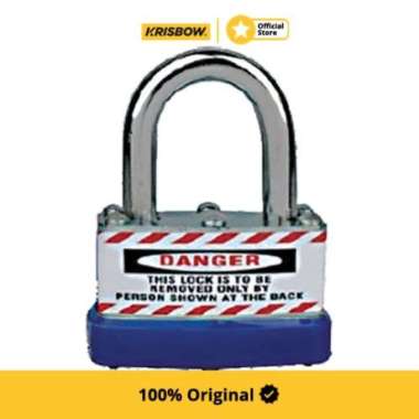 Krisbow Padlock Gembok Laminasi Shackle Pendek