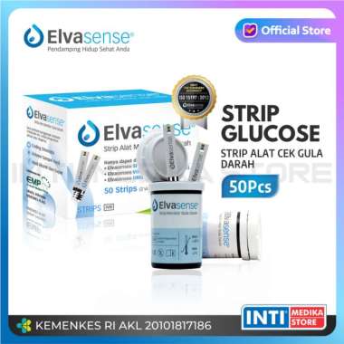 Elvasense - Strip Cek Gula Darah / Strip Alat Monitor Gula Darah