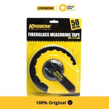 Krisbow Measuring Tape Meteran Fiberglass 50M Lrmtf5