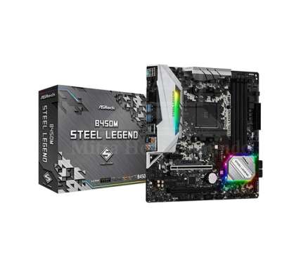 MAINBOARD / MOTHERBOARD ASROCK B450M STEEL LEGEND
