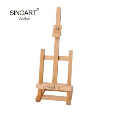 Sinoart Table Easel Beech Wood Tiang Papan Pajang Kanvas Lukis Multicolor