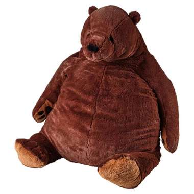 RV BONEKA DJUNGELSKOG Boneka, beruang coklat
