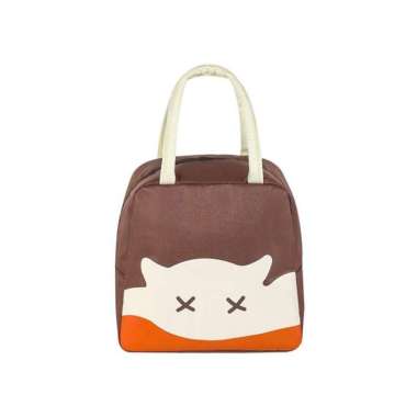 Tas Bekel Makan Siang Tas Makanan lunch bag Tas Piknik Tas Ulang Tahun Coklat