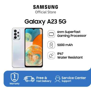 SAMSUNG A23 5G NFC RAM 8/128 GB GARANSI RESMI BISA KREDIVO / PAYLATER BLACK