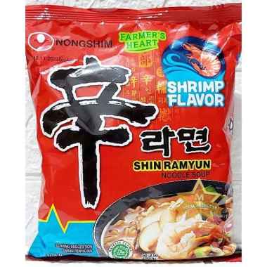 NONGSHIM RAMYUN MIE INSTANT KOREA HALAL 120 GR - RAMEN SHRIMP