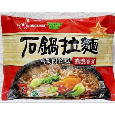 NONGSHIM RAMYUN MIE INSTANT KOREA HALAL 120 GR - RAMEN CLAYPOT RAMYUN