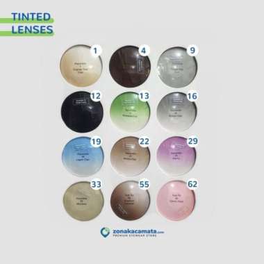 Lensa Warna Essilor Orma 1.5 Crizal Easy UV Gsk + Frame Professor Blac