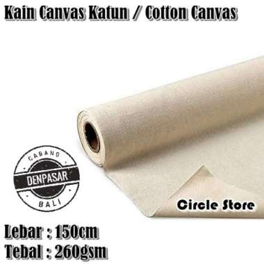 Kain Kanvas Katun / Cotton Canvas / Bahan Kanvas Lukis / Tas Kanvas Multicolor