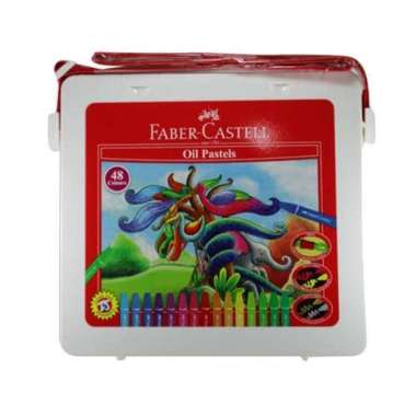 Crayon Oil Pastels 48 Colour Faber Castell Hexagonal Multicolor