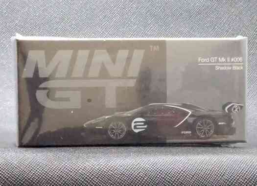 Ford Gt Mk Ii #006 Shadow Black Minigt 1/64 Multicolor