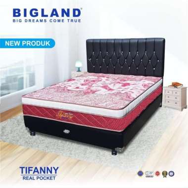 BIGLAND SPRINGBED SET NEW TIFFANY REAL POCKET T32CM PLUSHTOP 160/180 180x200