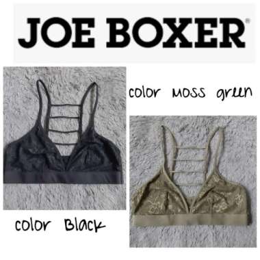 Bra Bralette Joe Boxer Nonpad Nonwire Lace
