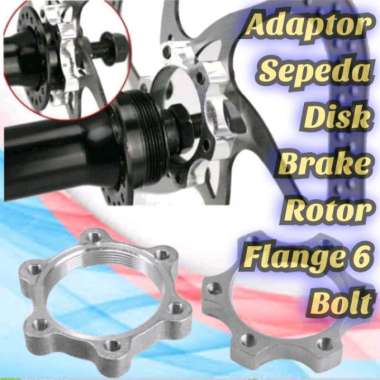 Adaptor Sepeda Disk Brake Rotor Flange 6 Bolt - 47518