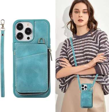 Case HM Wallet Leather Dompet Sling Strap Sams A52 S20fe S21 S22 Ultra S23Plus Ultra Hardcase Kulit 