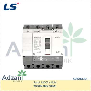 MCCB 4P 200A 50kA TS250N FMU LS Susol LSis