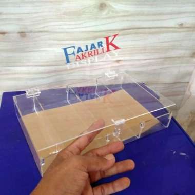 kotak uang mini/money box /laci - Putih - Putih - Putih Bening