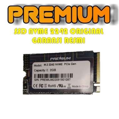 SSD NVME 2242 128GB 256GB 512GB 1TB ORIGINAL RESMI PREMIUM 256GB