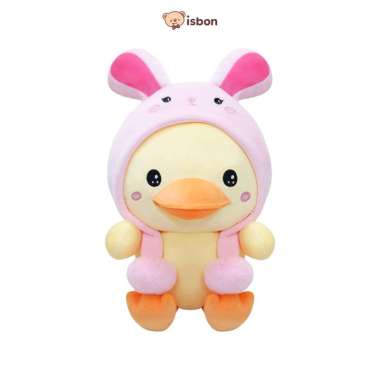 ISTANA BONEKA Bebek With Hoodie Ducky Lucu Mainan Anak Bahan Halus Lembut Premium Hadiah Ulang Tahun