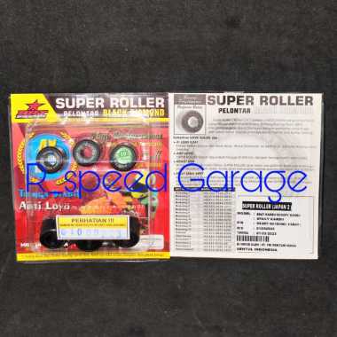 SUPER ROLLER BRT BEAT SCOOPY SPACY KARBU 9 GRAM 6 PCS