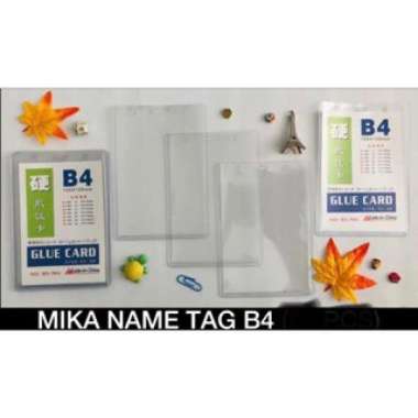 PLASTIK ID CARD B4 / NAME TAG PANITIA / ANGGOTA / NAME TAG UJIAN / MIKA ID CARD / CARD CASE SATUAN /