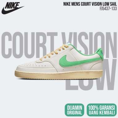 Nike Court Vision Low [FJ5437-133] Sail Mens Original BNIB - Sepatu Pria 42.5