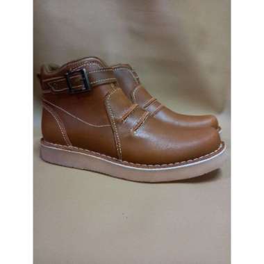 Malkazio 39-43 6003Z Brown - Sepatu Boot kulit 43 Coklat