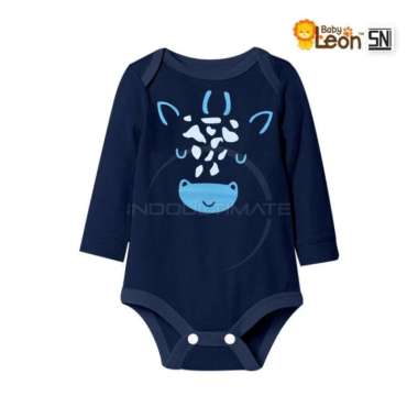 1 Pcs Jumpsuit Bayi BABY LEON Jumper Bayi BC-025SK Baby Leon Seri Animal Face Laki Laki Perempuan Le