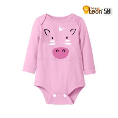 1 Pcs Jumpsuit Bayi BABY LEON Jumper Bayi BC-025SK Baby Leon Seri Animal Face Laki Laki Perempuan Le