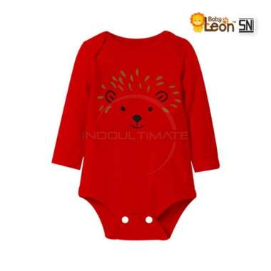 1 Pcs Jumpsuit Bayi BABY LEON Jumper Bayi BC-025SK Baby Leon Seri Animal Face Laki Laki Perempuan Le