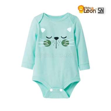 1 Pcs Jumpsuit Bayi BABY LEON Jumper Bayi BC-025SK Baby Leon Seri Animal Face Laki Laki Perempuan Le