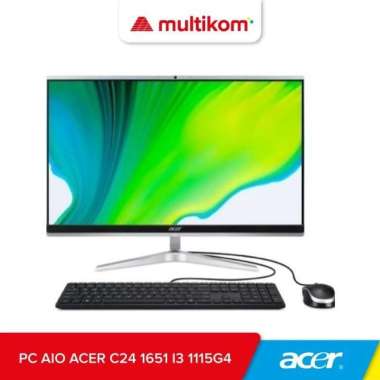 PC AIO ACER C24 1650 i3 1115G4 4GB 1TB 23.8" windows office