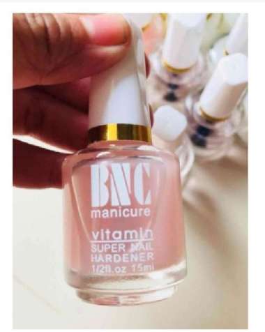 BNC Vitamin kuku nail top coat sina uv 15ml / BNC Nail Vitamins Pink