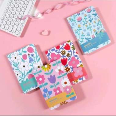 Buku Tulis Notebook Flower A5 Kekinian Buku Catatan Harian Bergaris VAR 4