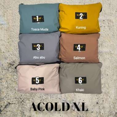 Jas Hujan ACOLD Taslan Original | XL No.5