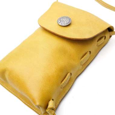 Mivasol LTHRKRFT Kaia Sling Bag | Tas Kulit Asli Yellow