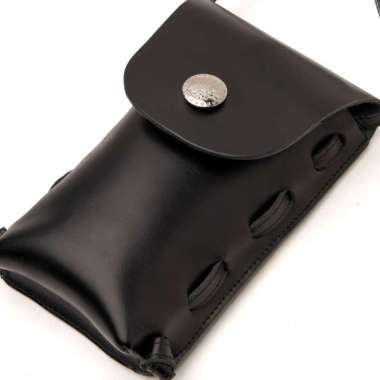 Mivasol LTHRKRFT Kaia Sling Bag | Tas Kulit Asli Black