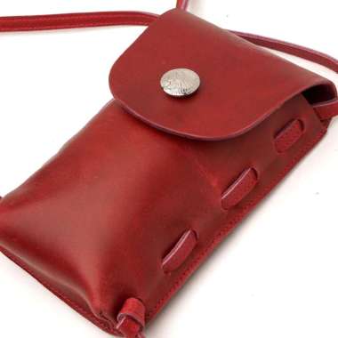 Mivasol LTHRKRFT Kaia Sling Bag | Tas Kulit Asli Red