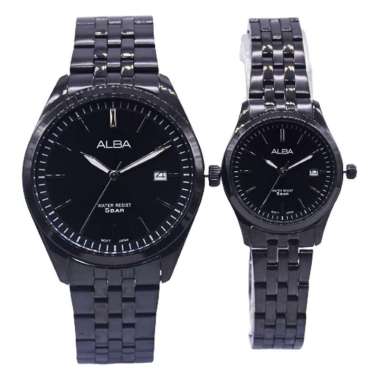 JAM TANGAN COUPLE ORIGINAL ALBA AS9S03 AS9S03X1 and ALBA AH7CE1 AH7CE1X1 JAM TANGAN ALBA ORIGINAL JA