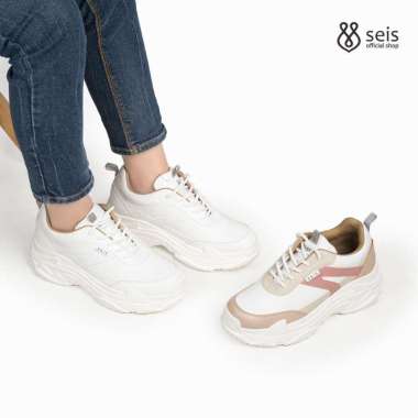 SEIS Padma Sepatu Sport Wanita | Sepatu Olahraga | Sneakers Wanita 41 creamwm