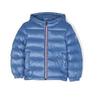 [12.12 Dealcember] Moncler Kids New Aubert Down Jacket Light Blue Boys 6A Blue