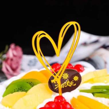 Tusukan Kue Ulang Tahun Topper Ucapan Birthday Acara Pesta Cake Toper Dekorasi Ultah V02 1302 #02