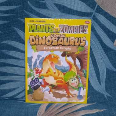 Plants Vs Zombies Persatuan Kungfu Seri Buku Komik Dinosaurus