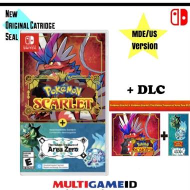 Switch Pokemon Scarlet +The Hidden Treasure of Area Zero DLC Bundle English MDE/US Version