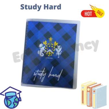 Binder campus aesthetic A5 Study Hard