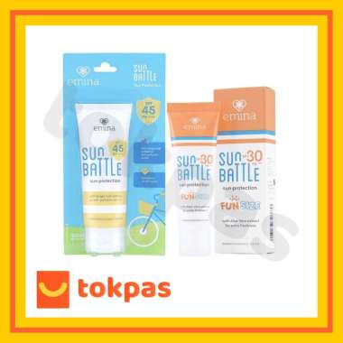 Emina Sunscreen Series Skin Buddy Sun Protection / Sun Battle S.Buttle SPF 35 PA+++ 20 ml