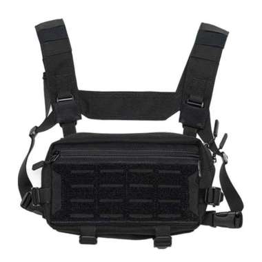 MIVASO | Chestbag Tas Dada Majestic Black Tactical BLACK
